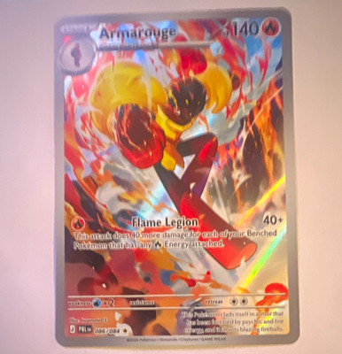 The Pokémon Company Armarouge 086/084 ME05 Pitch Black Holo Rare English