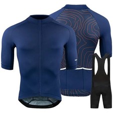 Cycling Jersey Set Men's Cycling Clothing Bike Shirts Suit Bicycle Bib Shorts