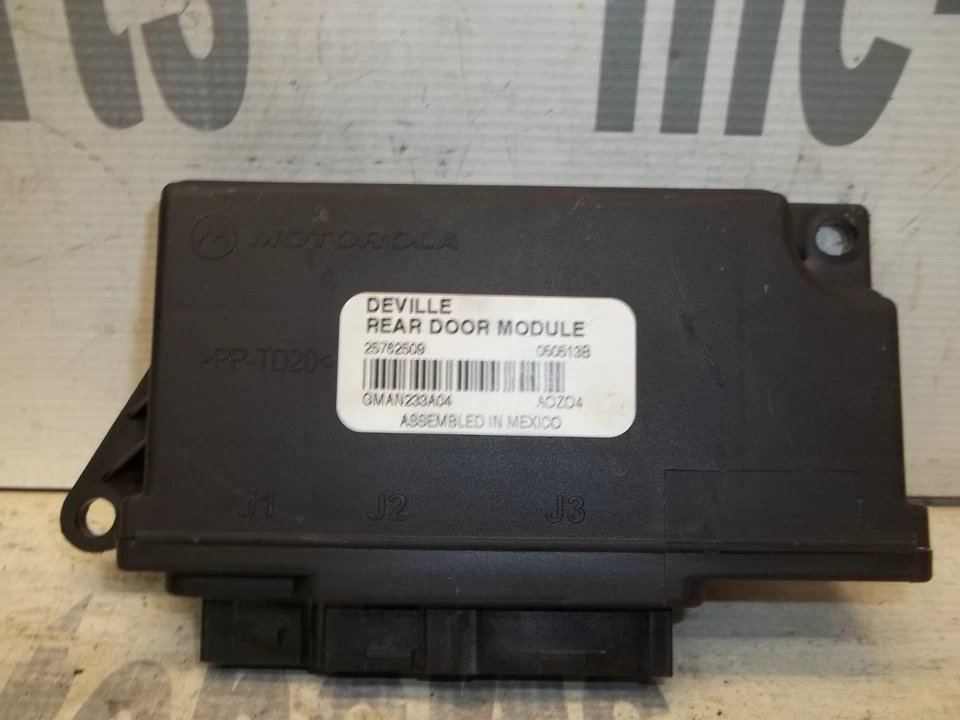 Unidad informática módulo puerta trasera Cadillac Deville DTS DHS 2004-2005 25762509 Foto 2 de 4