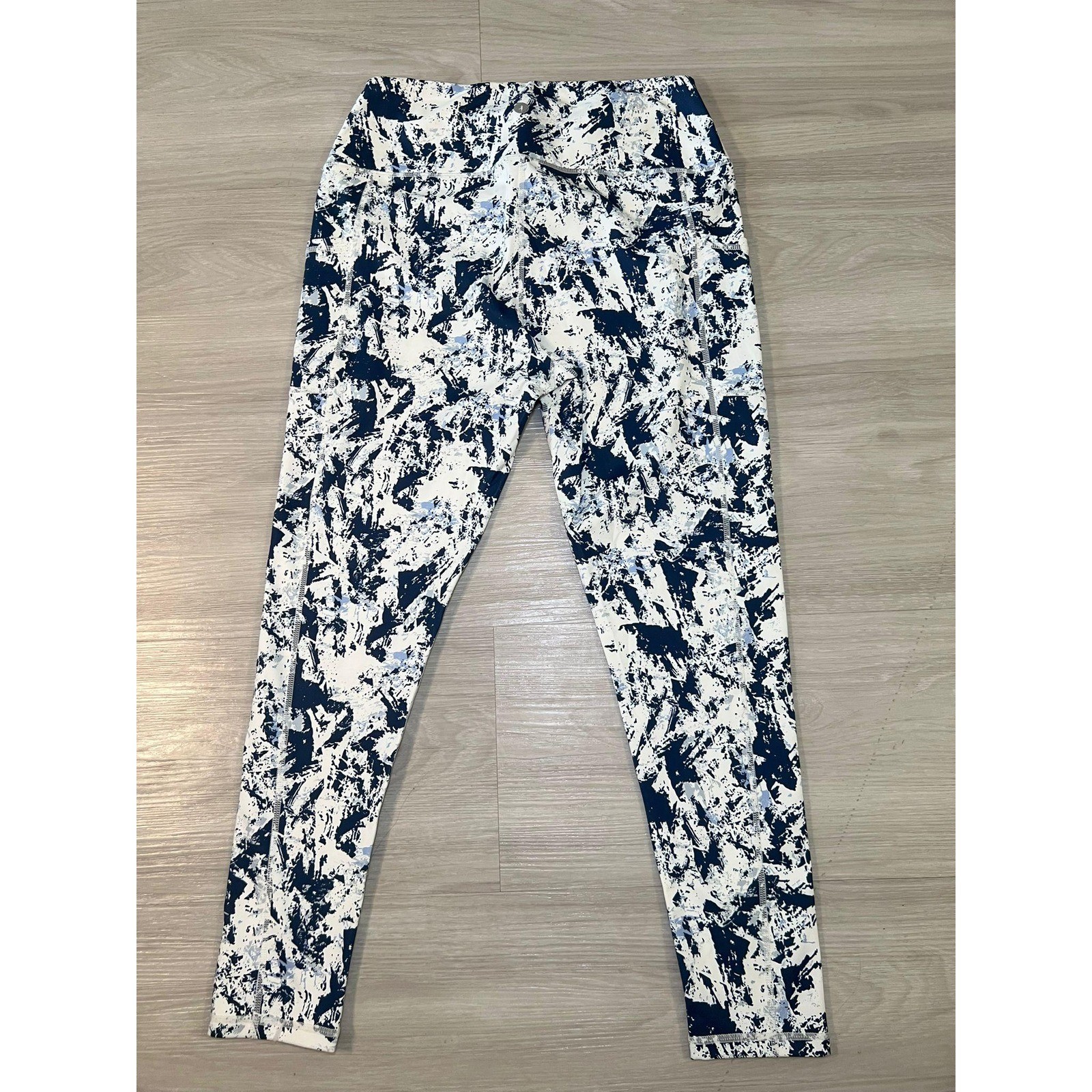 SOFIA Active Black White Blue Abstract Print High… - image 8