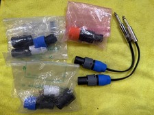 Neutrik NL4FC 4-Pole SpeakON Cable Connector Set of 5 NEW OLD STOCK