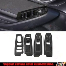 For Subaru WRX 2022-2024 Bright Black Inner Glass Window Lifting Lock Panel Trim