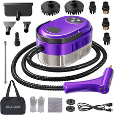 Fast Heating Handheld Steam Cleaner - 15-in-1 High Pressure for Home  Car