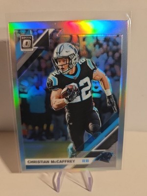 2019 Donruss Optic Christian McCaffrey Holo Silver Prizm SP San Francisco 49ers