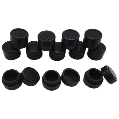 2ml Black 100pcs Containers Silicone Storage Jar Seals