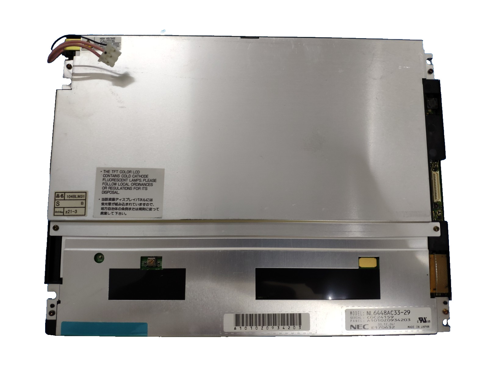 original 10.4'' Inch NL6448AC33-29LCD Display Screen Panel For NEC90day warranty