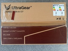 LG 27GN800 UltraGear 27" QHD 144Hz Gaming Monitor - great condition -1440p