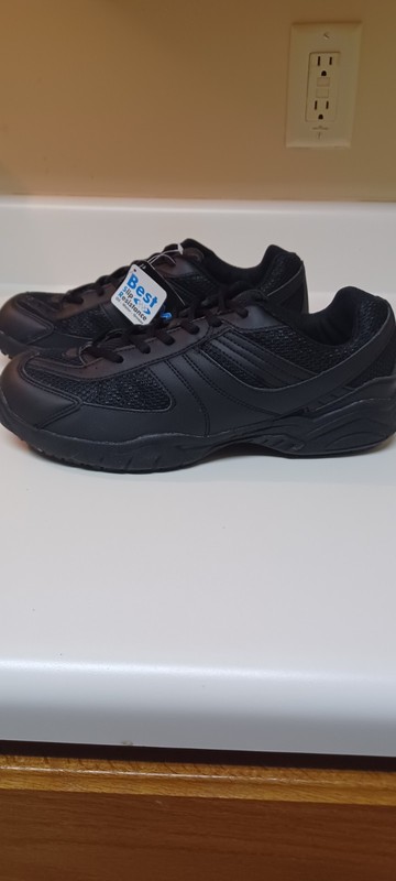 sr max slip resistant sneaker, women 9 extra wide