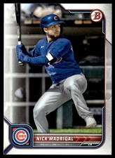 2022 Bowman Nick Madrigal Chicago Cubs #55