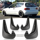 For Honda Civic EG EH EJ 92-99 Mudguard 2x Front 2x Rear Mud Flaps Splash Guards