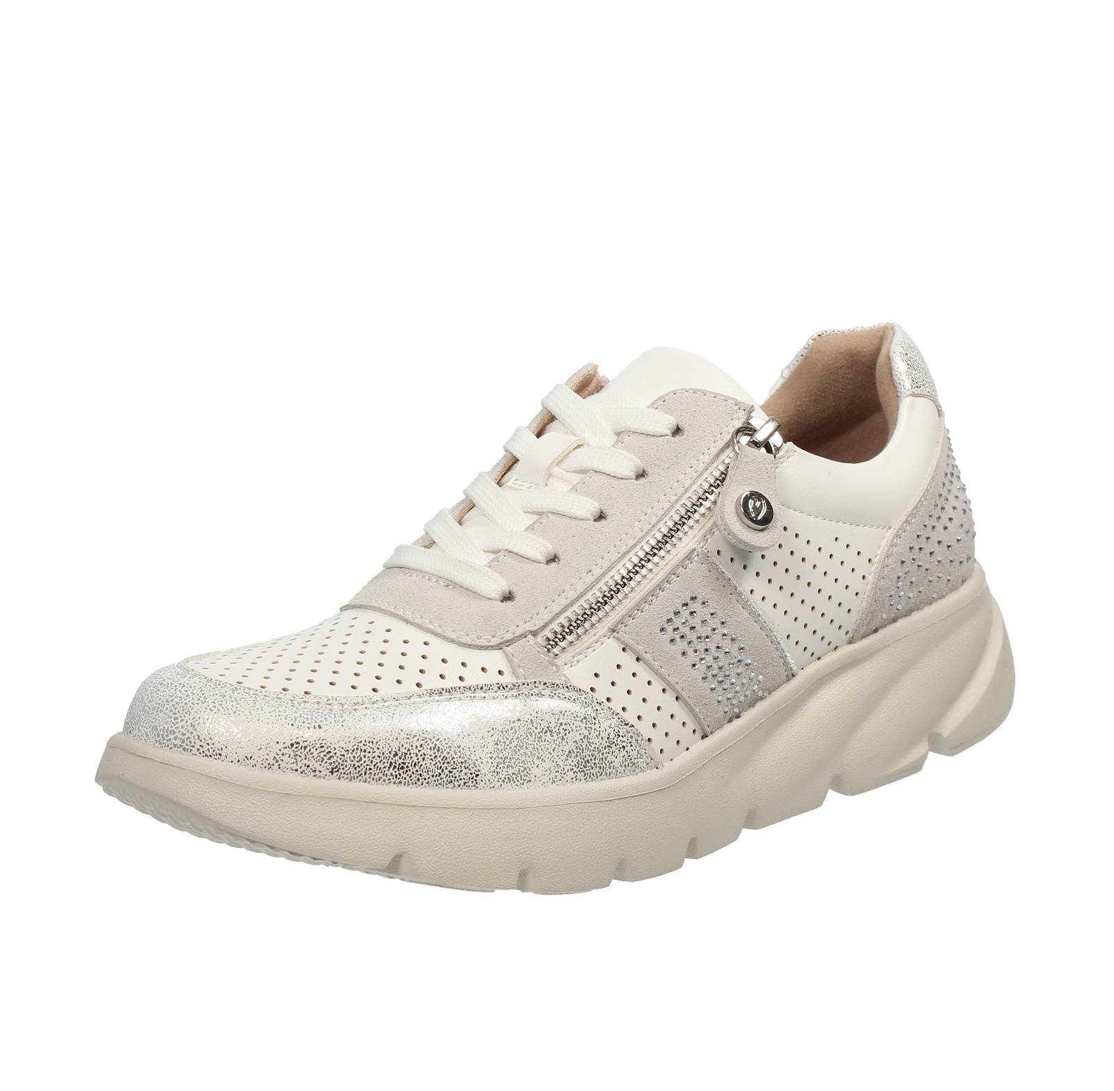 Кроссовки Ramblas Con Cerniera Argento - Taglia 38 Повседневные кроссовки Scarpe Donna 8890₽