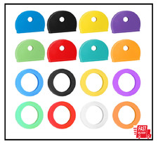 Vibit 16 Pack Colorful Plastic Key Cap Tags and Identifier Covers for Standard F