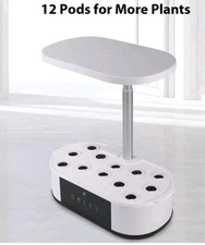 12 Pods Hydroponics Growing System Indoor Garden with 3 Planting Modes, Up to...