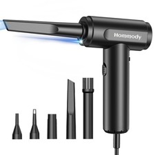 Air Duster Corded, 550W 100000RPM High-Pressure Air Blower, Reusable Compress...