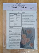 Bob Ross Presents The Joy Of Painting Flowers "Peachy" Tulips Kit KP019 NEW