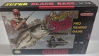 Super Black Bass SNES CIB - NEAR-MINT BOX - 100% Complete w/ OEM Dust Sleeve