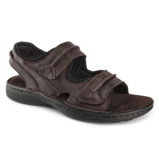 Herren Schuhe Leder Sandalen Sommer Bequem Walking Trekking Strand Fu&szlig;bett