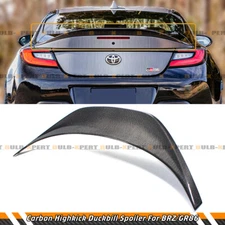 GR JDM STYLE CARBON FIBER DUCKBILL TRUNK SPOILER FOR FOR 2022-26 BRZ & TOYOTA 86