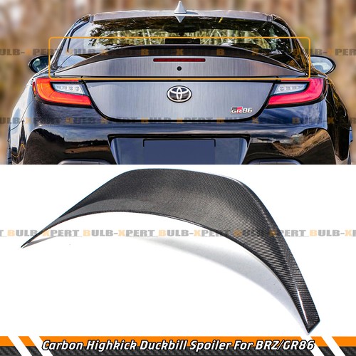 GR JDM STYLE CARBON FIBER DUCKBILL TRUNK SPOILER FOR FOR 202224 BRZ