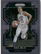 2022-23 Panini Prizm WNBA Nina Milic Rookie Minnesota Lynx #25