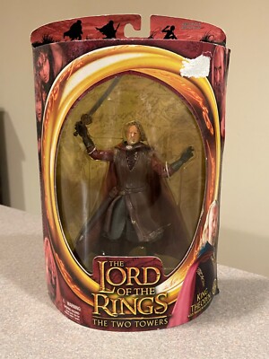 Lord of the Rings Two Towers King Theoden Armor Sword Attack Action Figure NEW
