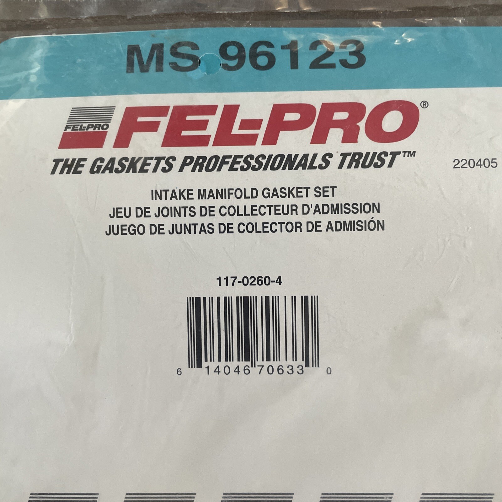 FelPro Intake Manifold Gasket Set MS96123 for sale online eBay