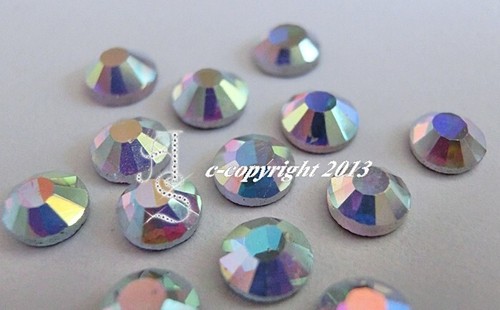 XXL Hotfix Strass Bügelbild Applikation in AB Strass Ranke Borte Ornament 221205 - Bild 2 von 8