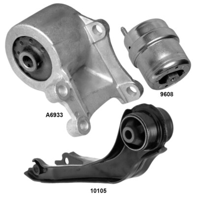 Engine Mounts & Auto Trans. Mount 3PCS Set For Volkswagen EuroVan 03-99 ...