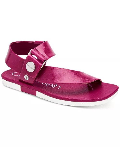 CALVIN KLEIN women's Rikki flat Size Reg Or 7N Retail