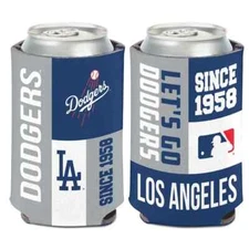 Las Angeles Dodgers Color Block Can Cooler Koozie Free Ship Instock