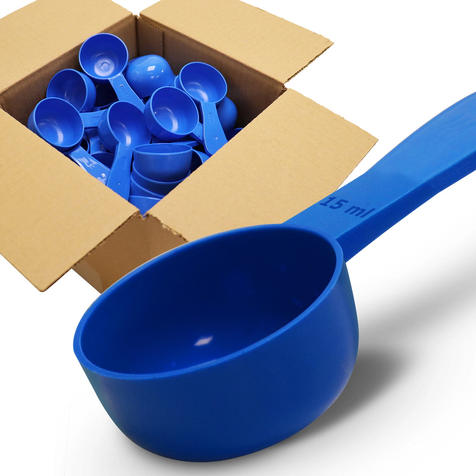 50x RE-GEN 15ml Short Handle Home Kitchen Measuring Reusable Dosing Scoop Spoons