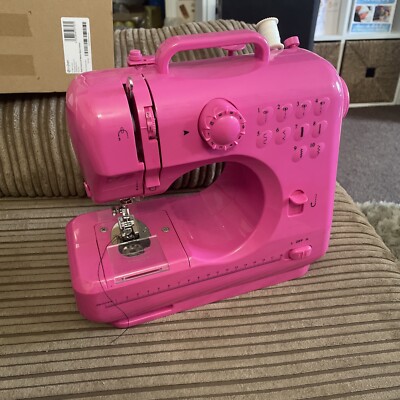 Rosa Mini Nähmaschine E