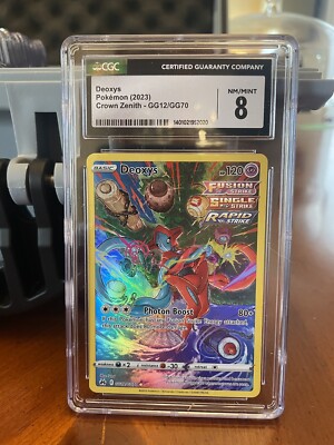 Pokemon Deoxys GG12 Crown Zenith CGC 8 | eBay