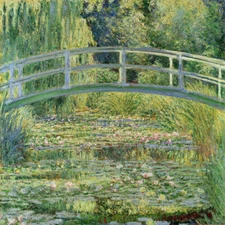 Hand-painted Oil Painting Claude Monet - Water-Lily Pond (1899)