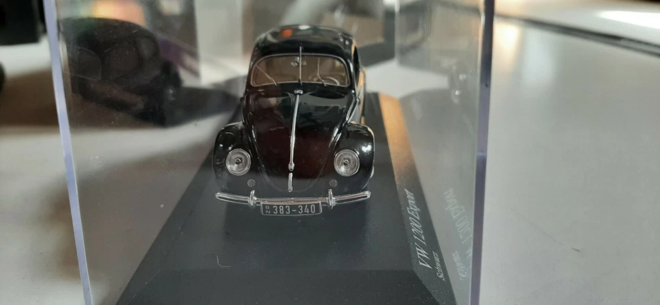 VW Volkswagen 1200 Export Maggiolino Beetle Kafer 1/43 Minichamps - Immagine 3 di 4