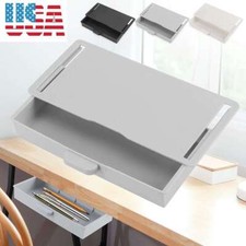 Under Desk Drawer Organizer Self-Adhesive Slide-out Desk Drawer Space Saver