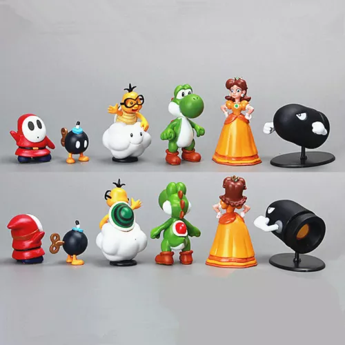 Super Mario Bros 6 cm 6/18spk Set Puppen Action-figur Modell Kinderspielzeug - Bild 3 von 10