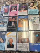 Cassette Tapes Country Classics Lot of 13 UNTESTED Dolly Parton, George Jones
