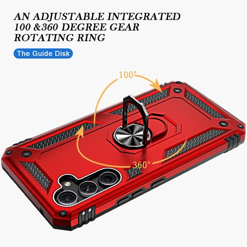 For Samsung Galaxy A54 5G Case Magnetic Kickstand+Tempered Glass+Car Holder - Picture 9 of 27