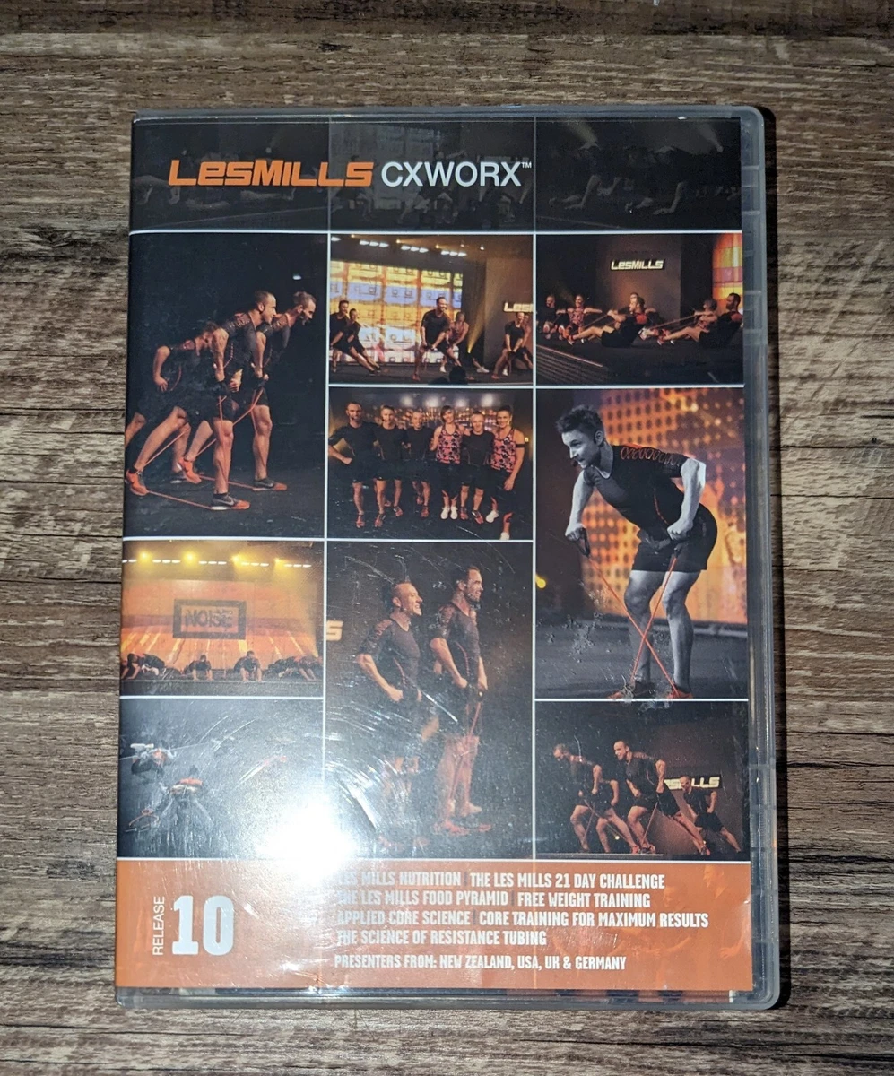 Les Mills CXWORX 10 Complete With CD DVD Booklet. eBay