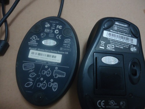 MICROSOFT WIRELESS OPTICAL MOUSE 2.0 1008 WITH RECEIVER 3.0A - Picture 3 of 10