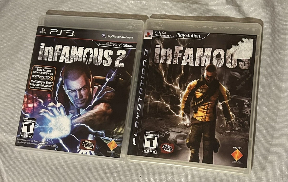 Infamous and Infamous 2 Bundle PS3 PlayStation 3 eBay