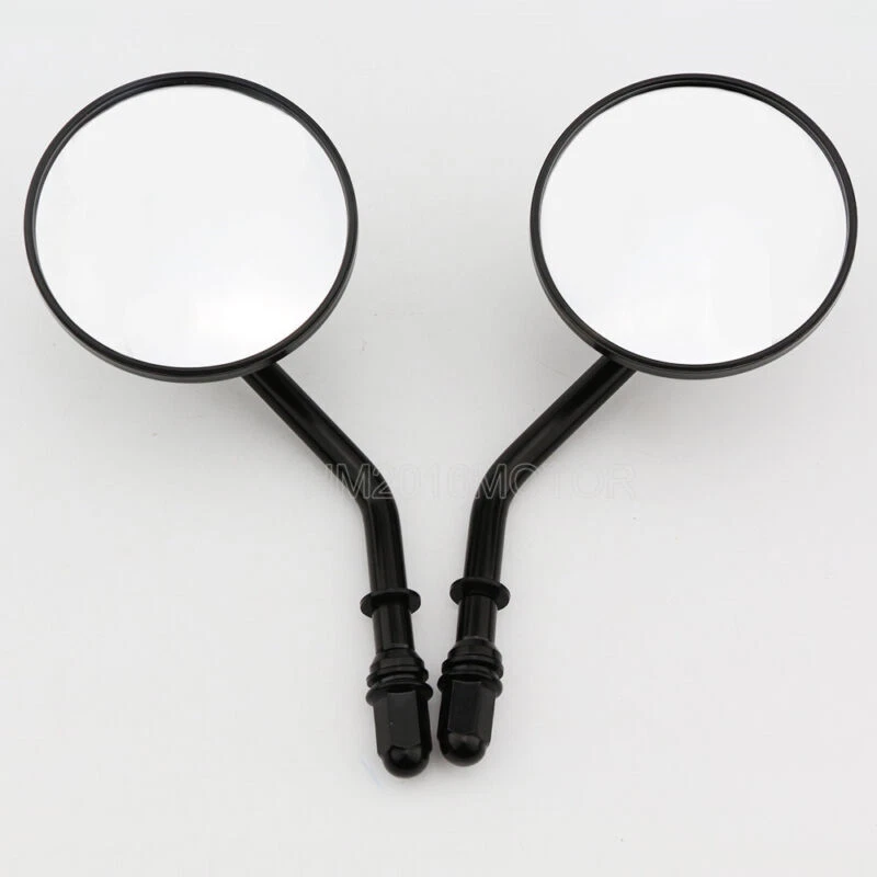 For Harley Davidson Street Glide FLHX Motorcycle Rearview Side Mirrors Black 8MM - Image 2 of 4