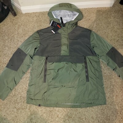 Nike Sportswear Tech Pack Thermore Anorak Olive CU4420-222 Green Size Mens Large