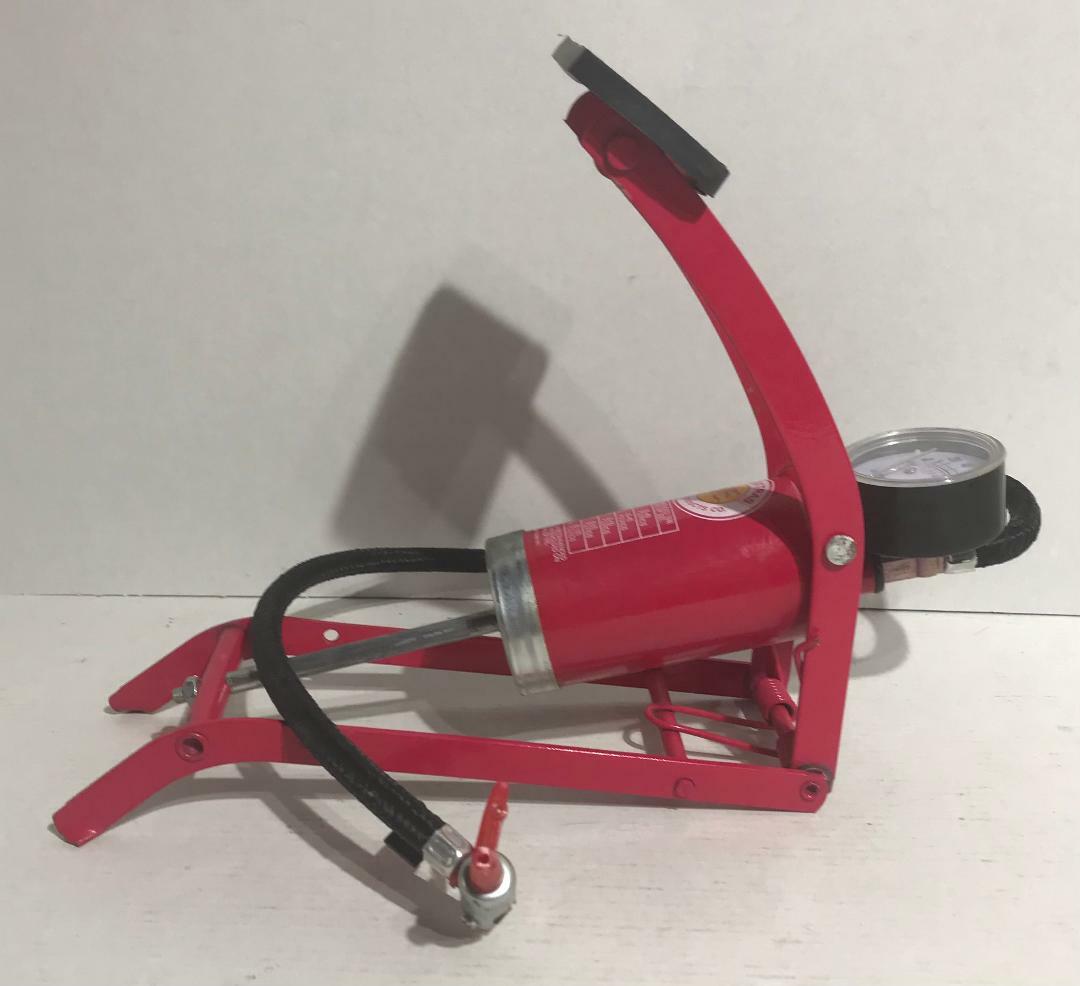 High Pressure Foot Pump with Pressure Gauge BikeXtras eBay