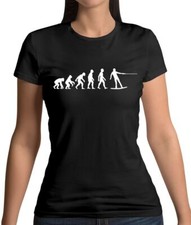 Evolution of Man Wakeboard - Womens T-Shirt - Wakeboarding Watersport Wake Board