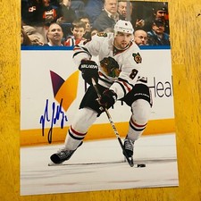 NICK LEDDY CHICAGO BLACKHAWKS SIGNED / AUTOGRAPHED 8X10 PHOTO NICE!!