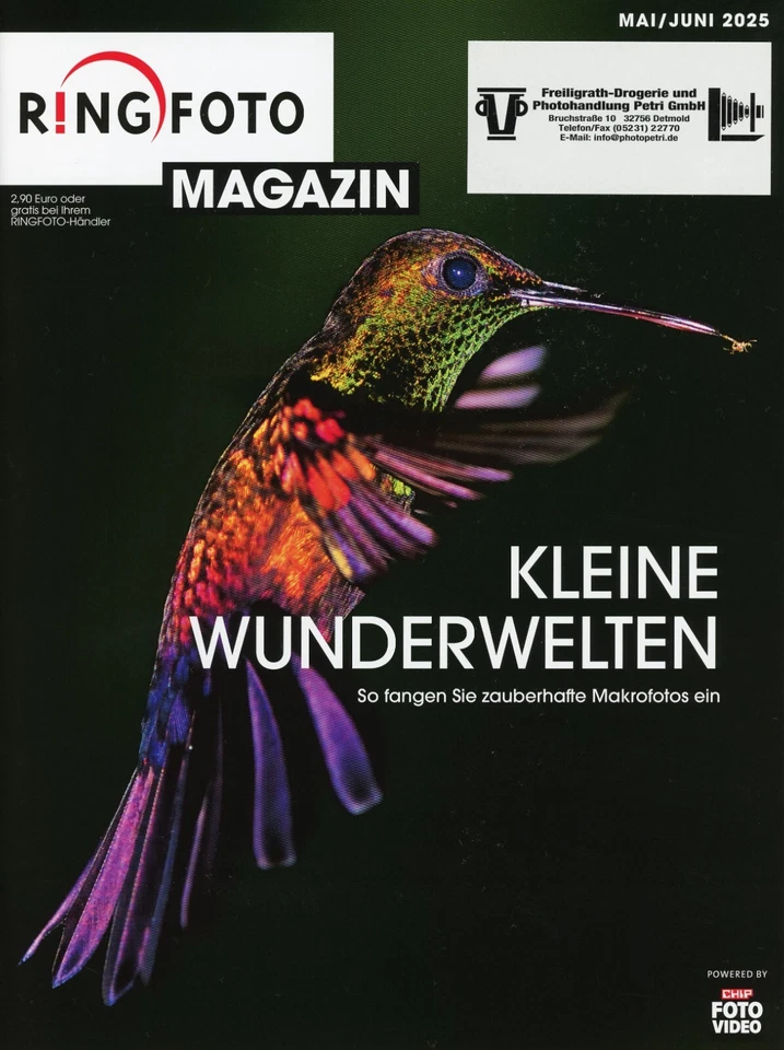 Ringfoto Magazin Mai/Juni 05/06 2025 Kleine Wunderwelten - Bild 1 von 1