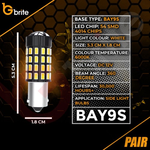 2x Golf MK7 GTD GTI R Reverse Bright White canbus Bulbs 54 SMD Error Free LED - Picture 5 of 6