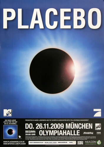 Placebo - Battle For The Sun, MüNchen 2009 | Konzertplakat | Poster-image